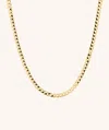 Mejuri Flat Curb Chain Necklace