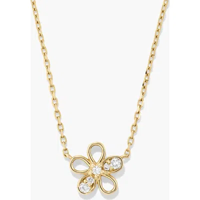 Mejuri Fleurette Necklace In Yellow Gold
