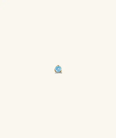 Mejuri Gemstone Mini Flat Back Stud