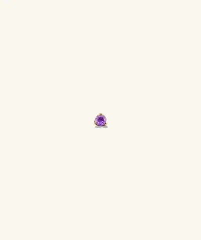 Mejuri Gemstone Mini Flat Back Stud