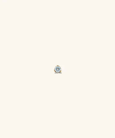 Mejuri Gemstone Mini Flat Back Stud