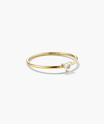 Mejuri Gemstone Trillion Stacker Ring In Gold
