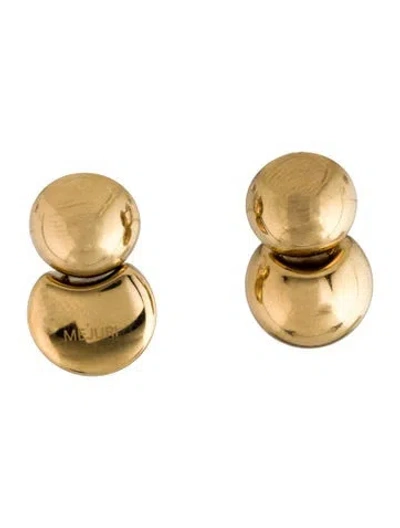 Pre-owned Mejuri Gia Drop Earrings In Multicolor