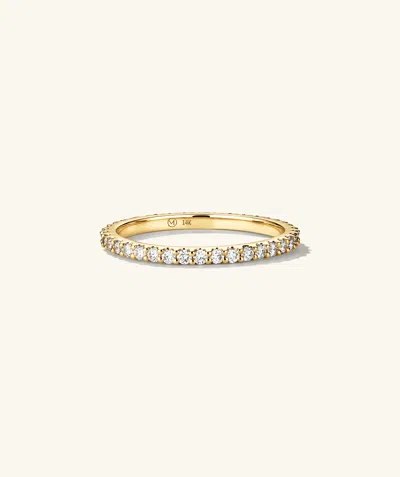 Mejuri Lab Grown Diamond Eternity Band In White
