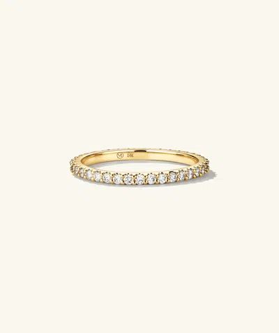 Mejuri Lab Grown Diamond Eternity Band In White
