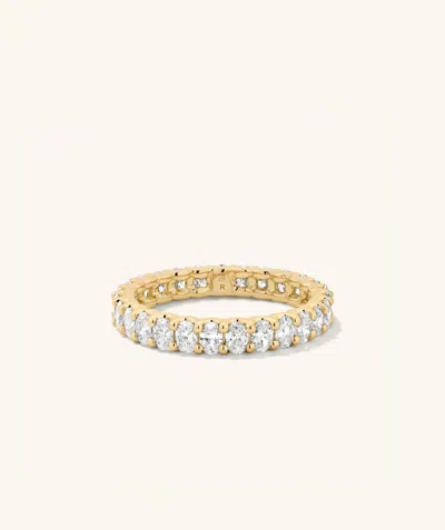 Mejuri Lab Grown Diamond Oval Eternity Band In White