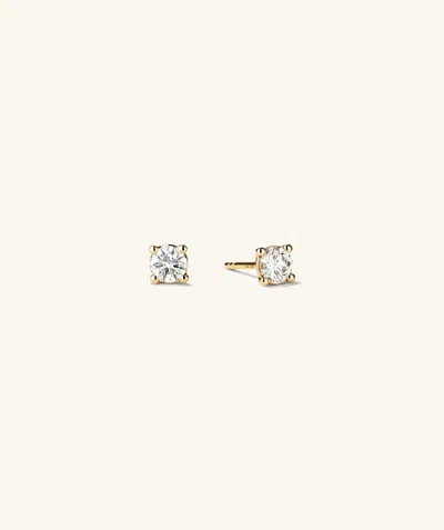 Mejuri Lab Grown Diamond Round Studs 0.5 Tcw