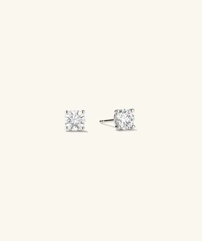 Mejuri Lab Grown Diamond Round Studs 1 Tcw