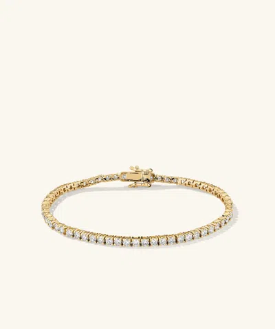 Mejuri Lab Grown Diamond Tennis Bracelet 2.5mm In White