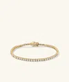 Mejuri Lab Grown Diamond Tennis Bracelet 2.5mm In White