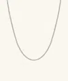 Mejuri Lab Grown Diamond Tennis Necklace 2.5mm In White