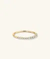 Mejuri Lace Diamond Ring In White