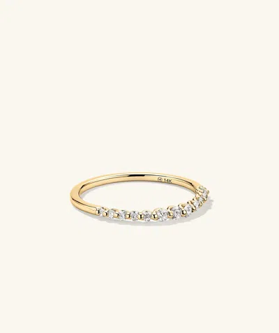 Mejuri Lace Diamond Ring In White