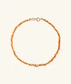 Mejuri Lana Beaded Heart Bracelet