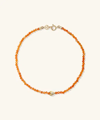 Mejuri Lana Beaded Heart Bracelet