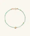 Mejuri Lana Beaded Sunburst Bracelet