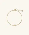 Mejuri Letter Bracelet