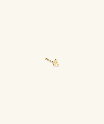 Mejuri Letter Stud