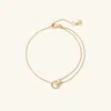 Mejuri Linked Bracelet In Yellow