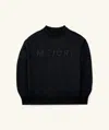 Mejuri Logo Crewneck Sweatshirt In Black