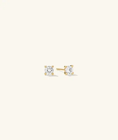 Mejuri Lucia Studs In White