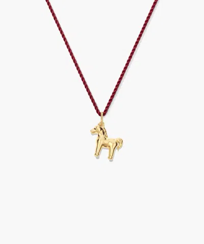 Mejuri Lucky Horse Charm Necklace
