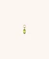 Mejuri Marquise Gemstone Hoop Charm