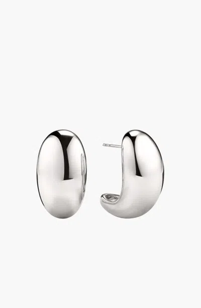 Mejuri Mega Dôme Earrings In Sterling Silver