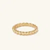 Mejuri Metallic Sphere Ring In Yellow