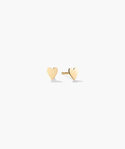 Mejuri Mini Heart Studs