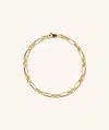Mejuri Mini Paperclip Bracelet
