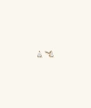 Mejuri Mini Pear Diamond Studs In Yellow