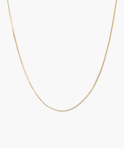 Mejuri Mini Serpentine Necklace In Gold