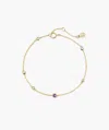 Mejuri Multi Gemstone Station Bracelet