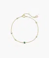 Mejuri Multi Gemstone Station Bracelet