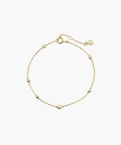 Mejuri Multi Gemstone Station Bracelet