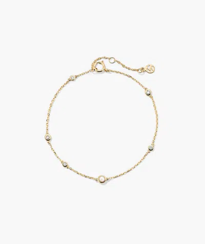 Mejuri Multi Gemstone Station Bracelet