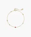 Mejuri Multi Gemstone Station Bracelet