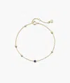 Mejuri Multi Gemstone Station Bracelet