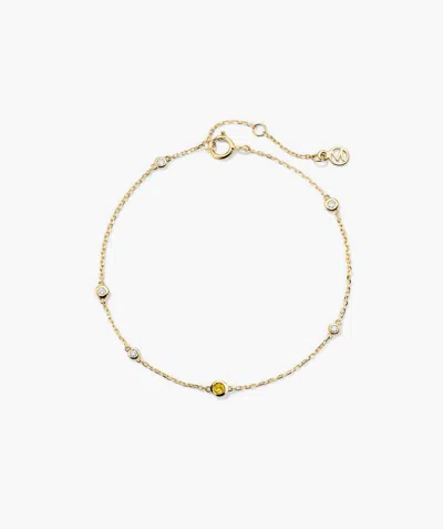 Mejuri Multi Gemstone Station Bracelet