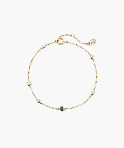 Mejuri Multi Gemstone Station Bracelet