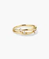 Mejuri Open Dôme Diamond Ring In Gold