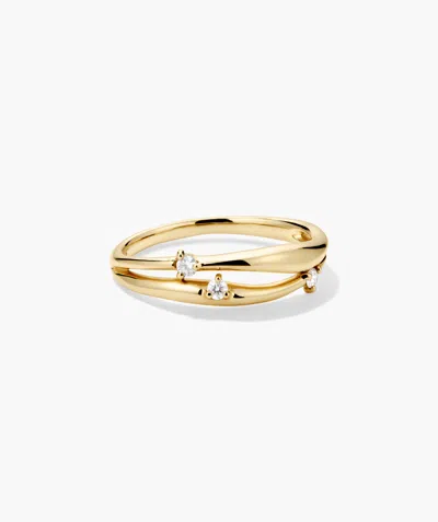Mejuri Open Dôme Diamond Ring In Gold