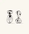 Mejuri Organic Dôme Mixed Pebble Earrings