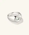 Mejuri Organic Dôme Molten Gemstone Ring