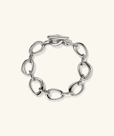Mejuri Organic Dôme Ripple Chain Bracelet