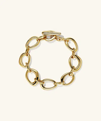 Mejuri Organic Dôme Ripple Chain Bracelet