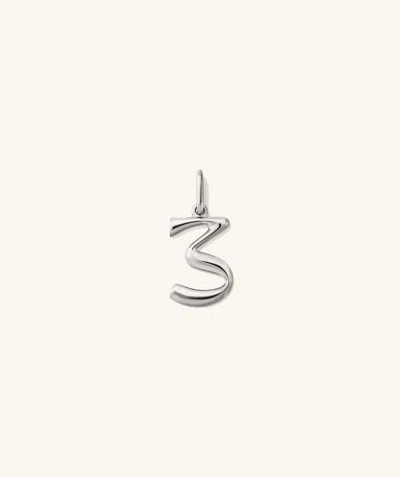 Mejuri Oversized Number Charm