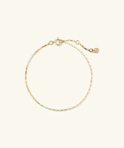 Mejuri Paper Chain Bracelet