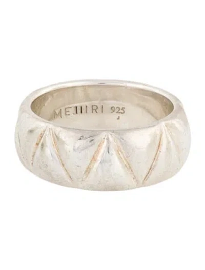 Pre-owned Mejuri Patra Chunky Ring In Multi